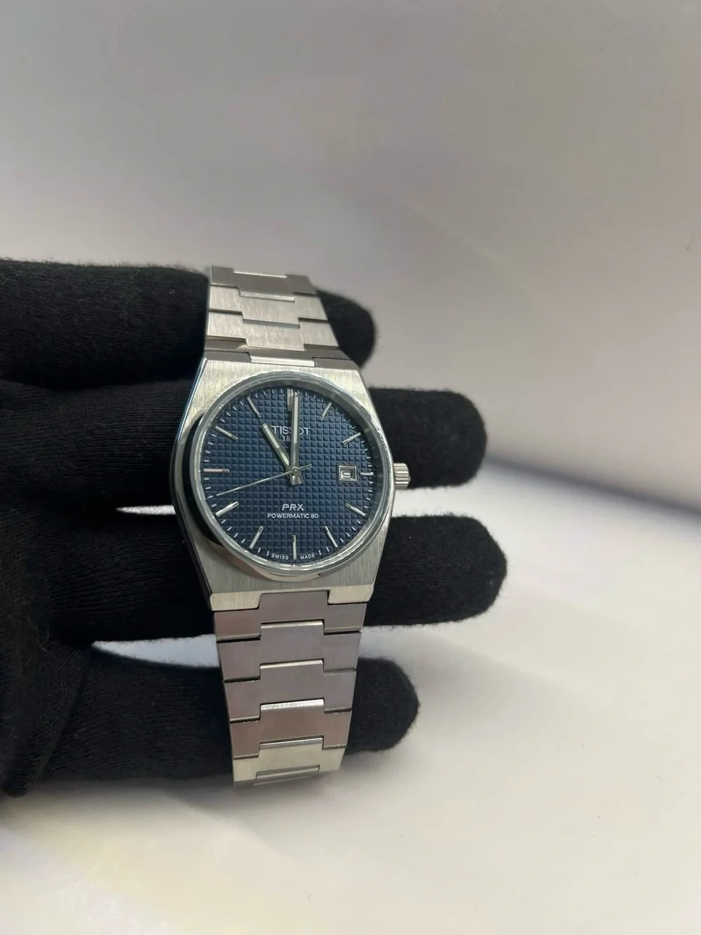 Tissot PRX Watch with Navy Blue Dial